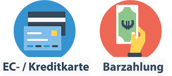 Payment Ec Kreditkarte Zahlung mit EC- oder Kreditkarte möglich